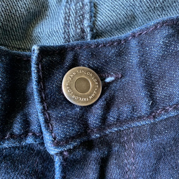 LOFT | Modern Bootcut Dark Wash Jeans. - Picture 2 of 11